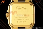 Cartier - Santos De Cartier 27mm YG/YG Silver Dial 8848F Quartz