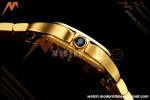 Cartier - Santos De Cartier 27mm YG/YG Silver Dial 8848F Quartz