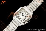 Cartier - Santos De Cartier 27mm SS/SS Silver Dial 8848F Quartz