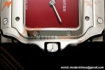 Cartier - Santos De Cartier 27mm SS/SS Red Dial 8848F Quartz