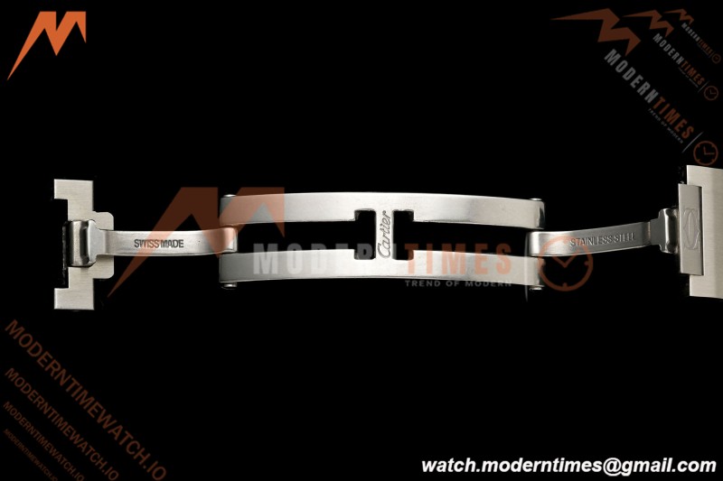 Cartier - Santos De Cartier 27mm SS/SS Gray Dial 8848F Quartz