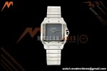 Cartier - Santos De Cartier 27mm SS/SS Gray Dial 8848F Quartz