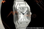 Cartier - Santos De Cartier 27mm SS/SS Silver Dial DRF Quartz
