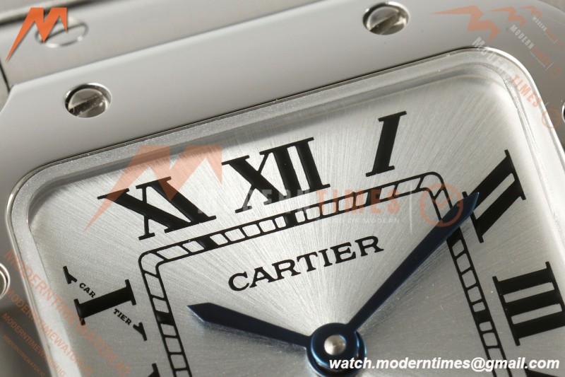 Cartier - Santos De Cartier 27mm SS/SS Silver Dial DRF Quartz
