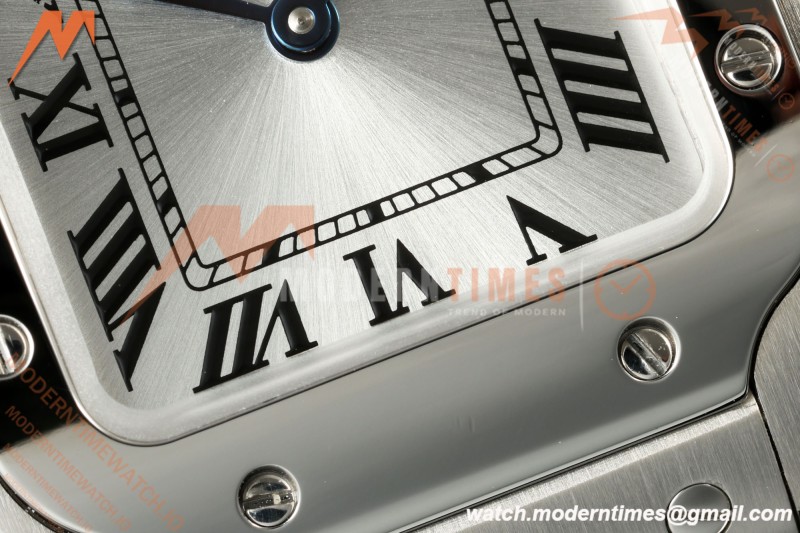 Cartier - Santos De Cartier 27mm SS/SS Silver Dial DRF Quartz
