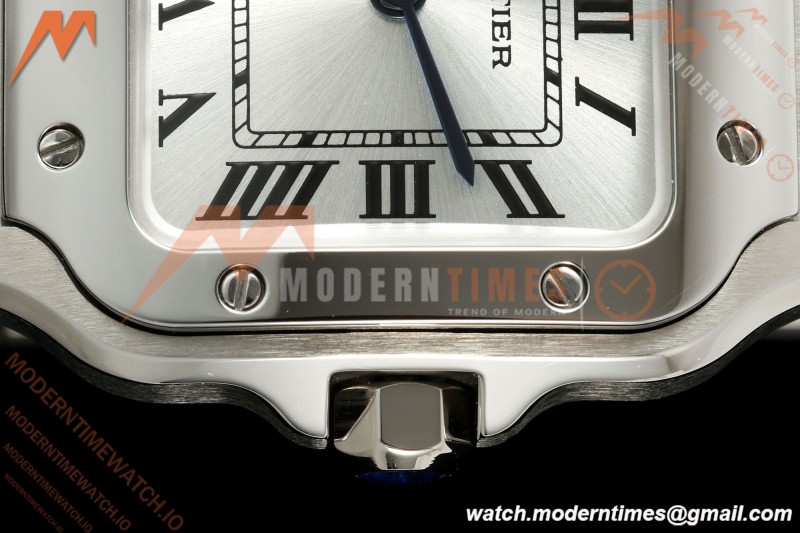 Cartier - Santos De Cartier 27mm SS/SS Silver Dial DRF Quartz