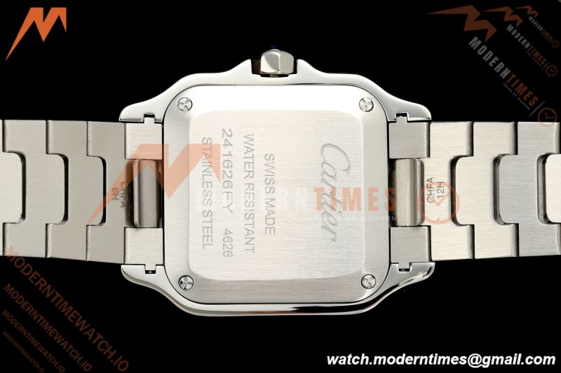 Cartier - Santos De Cartier 27mm SS/YG Silver Dial DRF Quartz