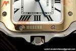 Cartier - Santos De Cartier 27mm SS/YG Silver Dial DRF Quartz