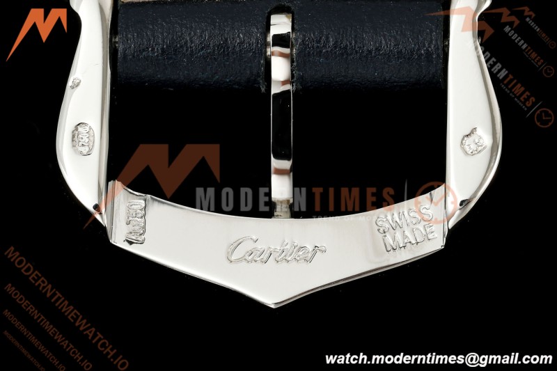 Cartier - Santos De Cartier 27mm SS/LE Silver Dial DRF Quartz
