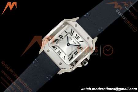 Cartier - Santos De Cartier 27mm SS/LE Silver Dial DRF Quartz
