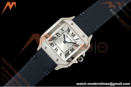 Cartier - Santos De Cartier 27mm SS/LE Silver Dial DRF Quartz
