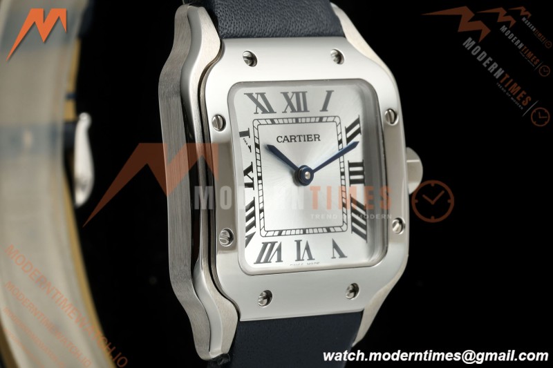 Cartier - Santos De Cartier 27mm SS/LE Silver Dial DRF Quartz