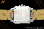 Cartier - Santos De Cartier 27mm YG/SS/LE Silver Dial DRF Quartz