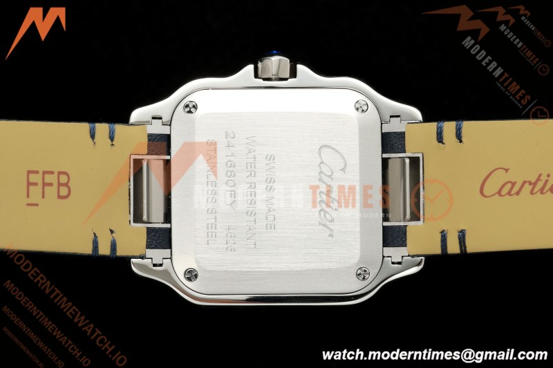 Cartier - Santos De Cartier 27mm YG/SS/LE Silver Dial DRF Quartz