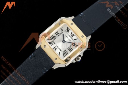 Cartier - Santos De Cartier 27mm YG/SS/LE Silver Dial DRF Quartz