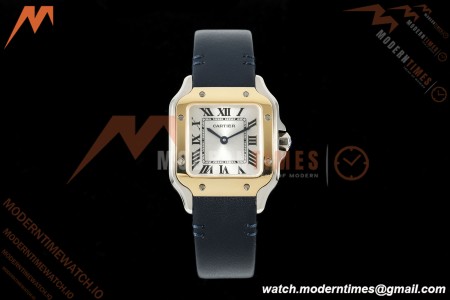 Cartier - Santos De Cartier 27mm YG/SS/LE Silver Dial DRF Quartz