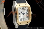 Cartier - Santos De Cartier 27mm YG/SS/LE Silver Dial DRF Quartz