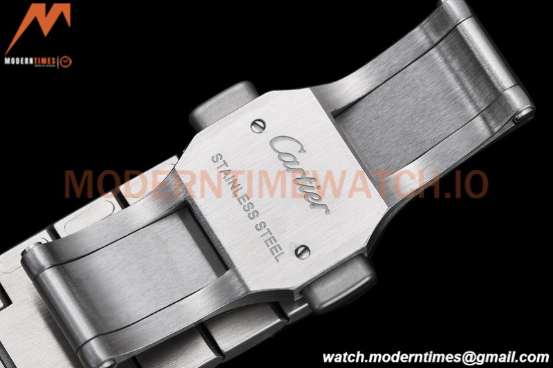 Cartier - Santos De Cartier Ladies Automatic 35mm SS/SS White BVF MY9039