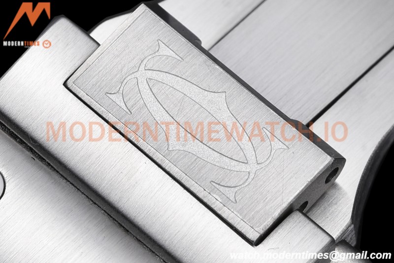 Cartier - Santos De Cartier Ladies Automatic 35mm SS/SS White BVF MY9039