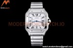 Cartier - Santos De Cartier Mens Automatic 40mm SS/SS White BVF MY9019