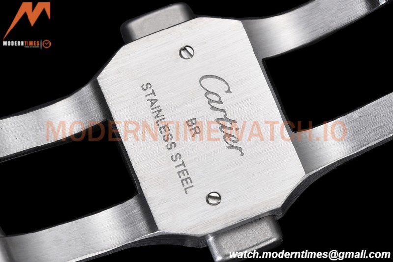 Cartier - Santos De Cartier Mens Automatic 40mm SS/SS White BVF MY9019