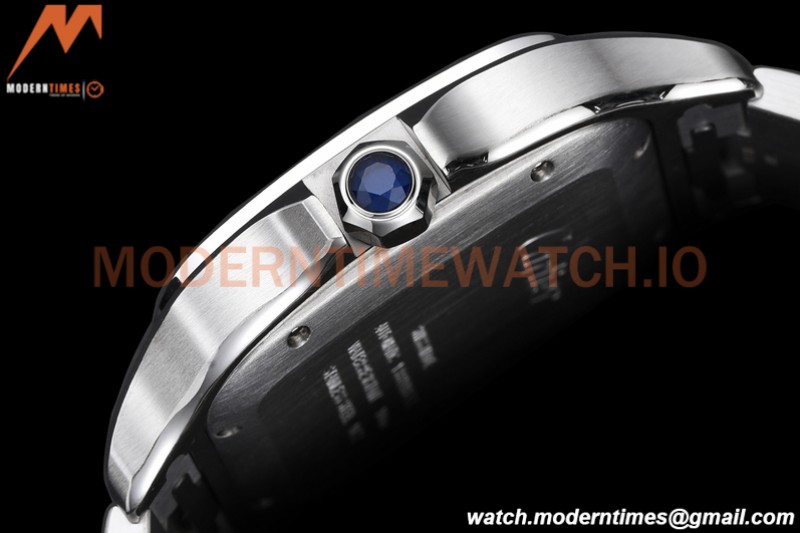 Cartier - Santos De Cartier Mens Automatic 40mm SS/SS White BVF MY9019