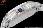 Cartier - Santos De Cartier Mens Automatic 40mm Diamond SS/SS Dia/Rmn TWF A2824