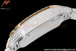 Cartier - Santos De Cartier Mens Automatic 40mm Diamond YG/SS Dia/Rmn TWF A2824