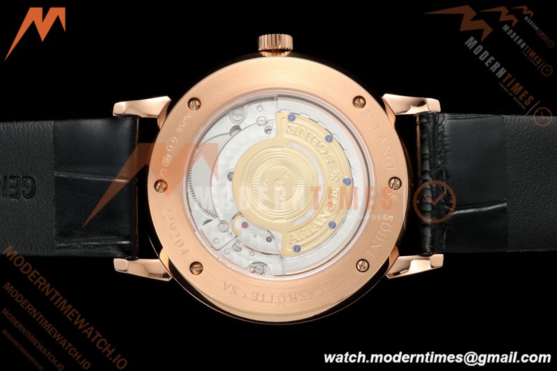 A. Lange & Söhne - Saxonia Thin Automatic 39mm  RG/LE Black F8F V3 A2892