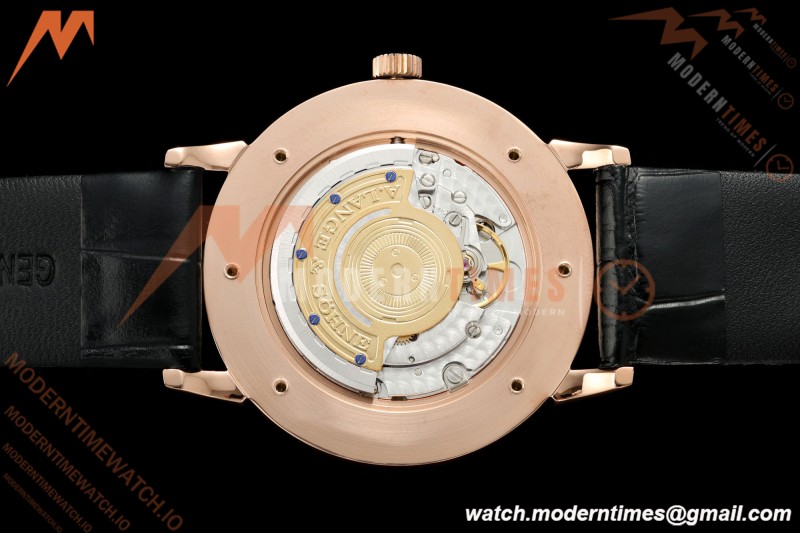 A. Lange & Söhne - Saxonia Thin Automatic 39mm  RG/LE Black F8F V3 A2892