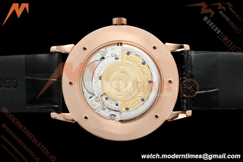 A. Lange & Söhne - Saxonia Thin Automatic 39mm  RG/LE Black F8F V3 A2892