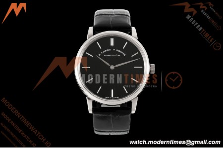A. Lange & Söhne - Saxonia Thin Automatic 39mm  SS/LE Black F8F V3 A2892