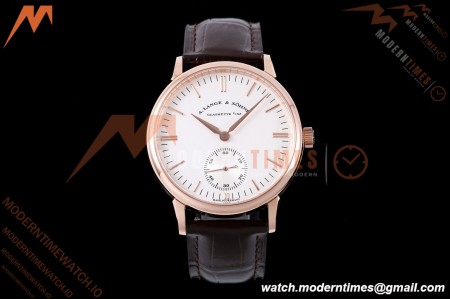 A. Lange & Söhne - Saxonia Thin Automatic 38.5mm RG/LE White F8F A2824