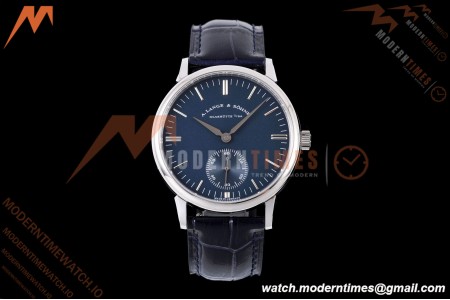 A. Lange & Söhne - Saxonia Thin Automatic 38.5mm SS/LE Blue F8F A2824