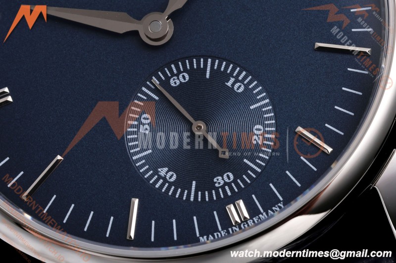 A. Lange & Söhne - Saxonia Thin Automatic 38.5mm SS/LE Blue F8F A2824