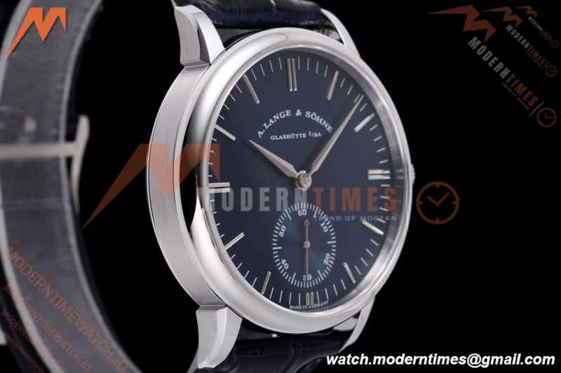 A. Lange & Söhne - Saxonia Thin Automatic 38.5mm SS/LE Blue F8F A2824