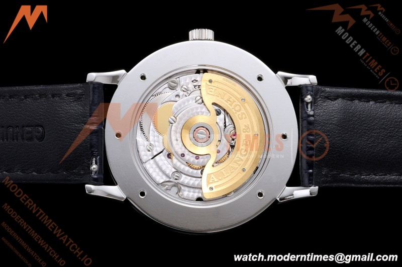 A. Lange & Söhne - Saxonia Thin Automatic 38.5mm SS/LE Blue F8F A2824