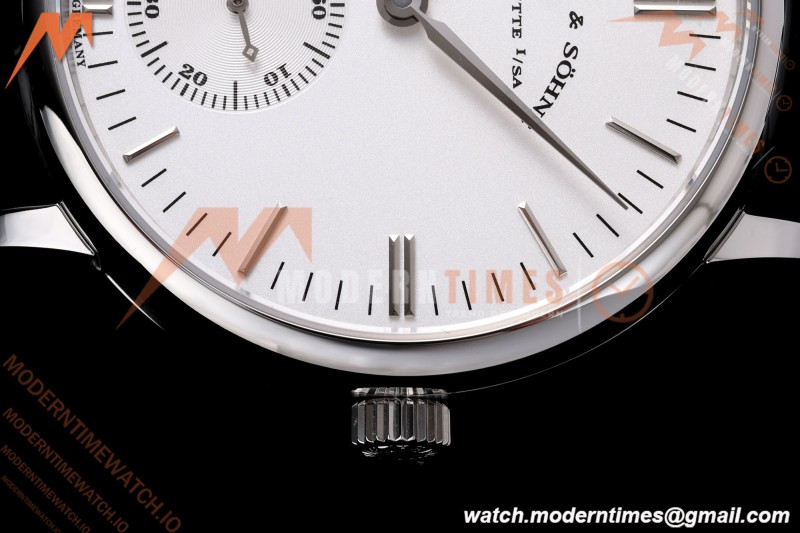 A. Lange & Söhne - Saxonia Thin Automatic 38.5mm SS/LE White F8F A2824