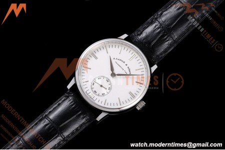 A. Lange & Söhne - Saxonia Thin Automatic 38.5mm SS/LE White F8F A2824