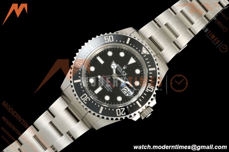 Rolex - Sea-Dweller 126600 43mm 904L Oys SS/SS Black VF DD3235