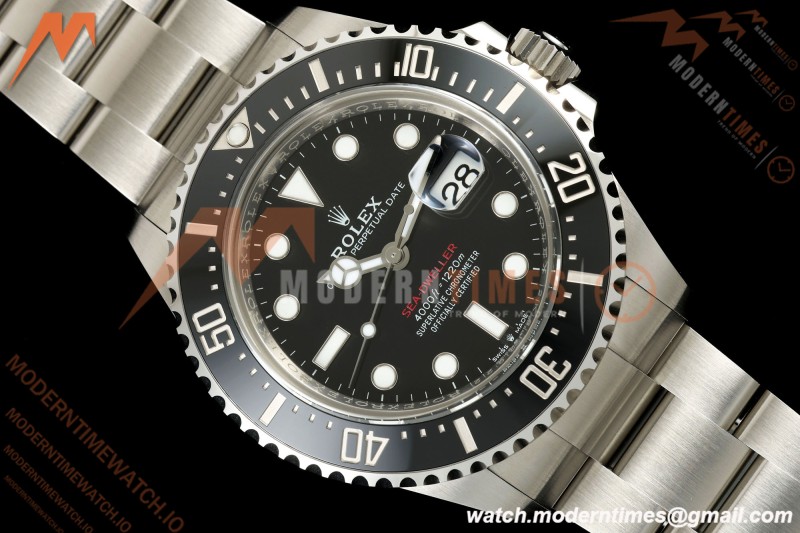 Rolex - Sea-Dweller 126600 43mm 904L Oys SS/SS Black VF DD3235
