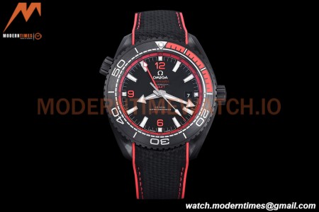 Omega - Seamaster Planet Ocean 600M 45.5mm Deep Black CER/NY Black/Red VSF A8906