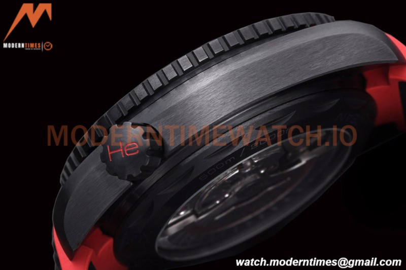 Omega - Seamaster Planet Ocean 600M 45.5mm Deep Black CER/NY Black/Red VSF A8906