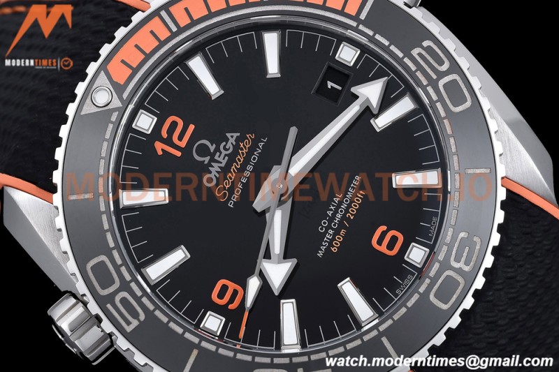 Omega - Seamaster Planet Ocean 600m 43.5mm SS/RU Black/Org VSF A8900