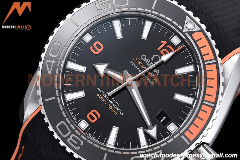 Omega - Seamaster Planet Ocean 600m 43.5mm SS/RU Black/Org VSF A8900