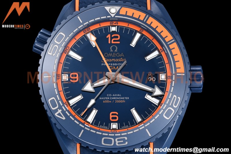 Omega - Seamaster Planet Ocean 600m 45.5mm Big Blue GMT CER/NY VSF A8906