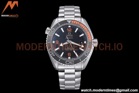 Omega - Seamaster Planet Ocean 600m 43.5mm SS/SS Black/Org VSF A8900