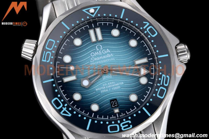 Omega - Seamaster Diver 300m 42mm SS/SS Gradient Blue GDF MY8215