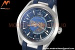 Omega - Seamaster Aqua Terra 150m 43mm Worldtimer SS/RU Blue VSF A8938