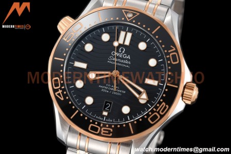 Omega - Seamaster Diver 300m 42mm RG/SS Black VSF A8800